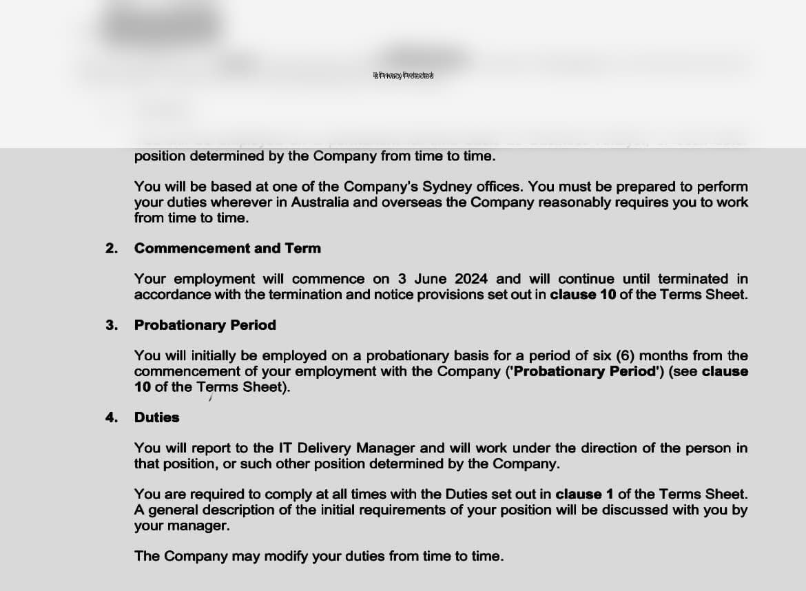 Jude's $133K BA offer